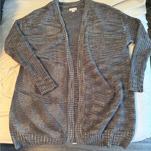 Knox Rose Women’s Large Steel Blue Cardigan